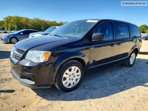 2C4RDGBG6JR162169 — 2018 Dodge Caravan, Задняя часть, фото до ремонта