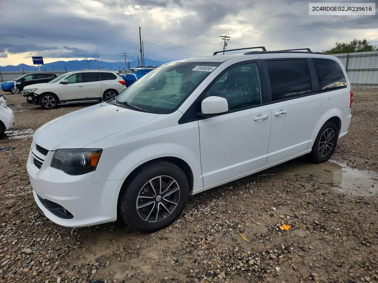 2018 Dodge Grand Caravan Gt VIN 2C4RDGEG2JR239616 фото 1