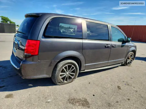 2019 Dodge Grand Caravan Gt VIN 2C4RDGEG6KR785675 фото 3
