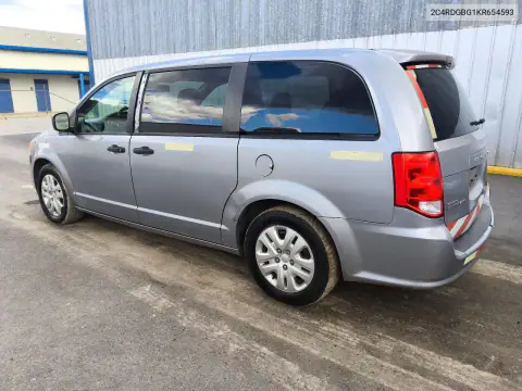 2C4RDGBG1KR654593 — 2019 Dodge Caravan, фото 2 с аукциона Copart 15.10.2026, Мелкие вмятины и царапины