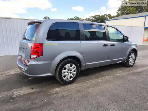 2C4RDGBG1KR654593 — 2019 Dodge Caravan, фото 3 с аукциона Copart 15.10.2026, Мелкие вмятины и царапины