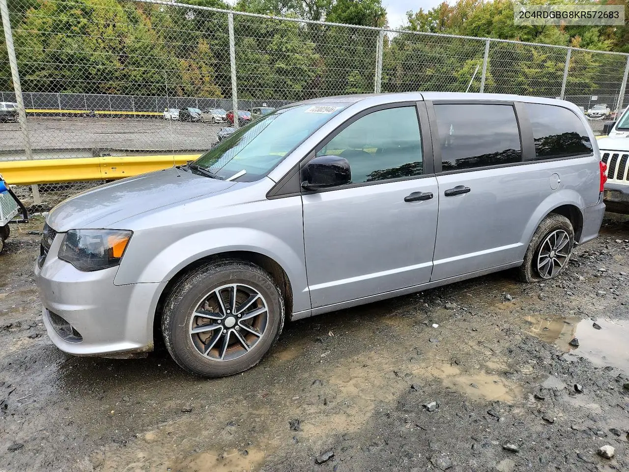 2019 Dodge Grand Caravan Se VIN 2C4RDGBG8KR572683 фото 1