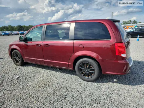 2019 Dodge Grand Caravan Gt VIN 2C4RDGEG9KR711098 фото 2