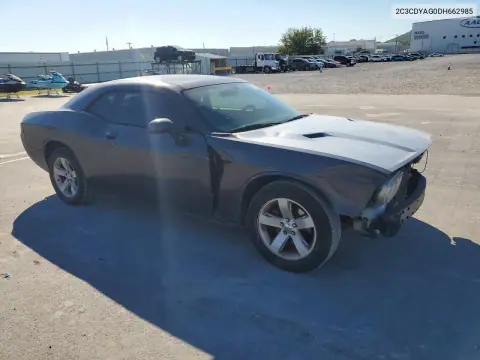 2013 Dodge Challenger Sxt VIN 2C3CDYAG0DH662985 фото 4