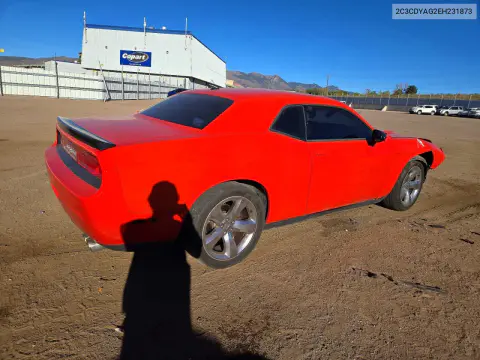 2014 Dodge Challenger Sxt VIN 2C3CDYAG2EH231873 фото 3