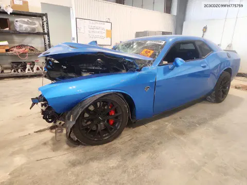 2C3CDZC99FH775759 — 2015 Dodge Challenger, Передняя часть, фото до ремонта