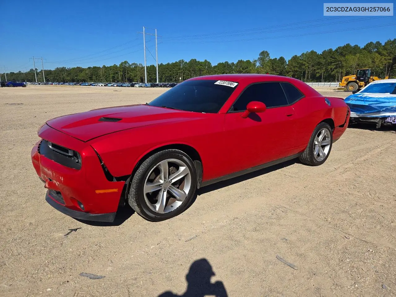 2016 Dodge Challenger Sxt VIN 2C3CDZAG3GH257066 фото 1
