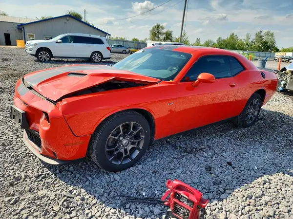 2C3CDZGGXJH323076 — 2018 Dodge Challenger, Передняя часть (Front End), фото до ремонта