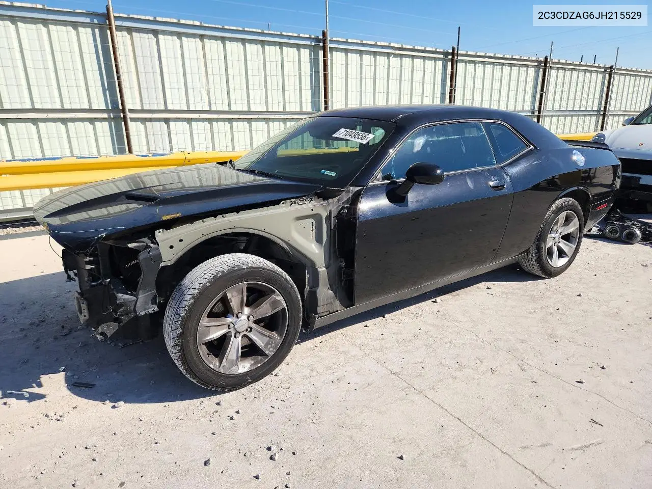 2018 Dodge Challenger Sxt VIN 2C3CDZAG6JH215529 фото 1