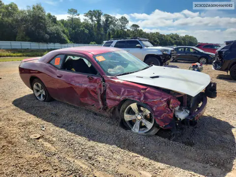 2019 Dodge Challenger Sxt VIN 2C3CDZAG0KH669082 фото 4