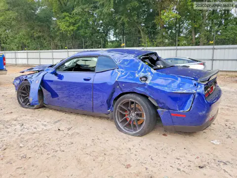 2C3CDZFJ0NH156374 — 2022 Dodge Challenger, фото 2 с аукциона Copart, Повреждения со всех сторон