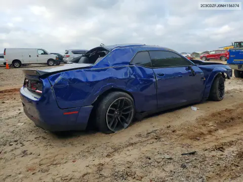 2C3CDZFJ0NH156374 — 2022 Dodge Challenger, фото 3 с аукциона Copart, Повреждения со всех сторон
