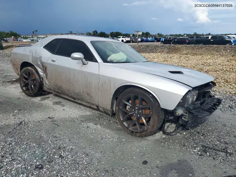 2022 Dodge Challenger Sxt VIN 2C3CDZAG9NH137026 фото 4