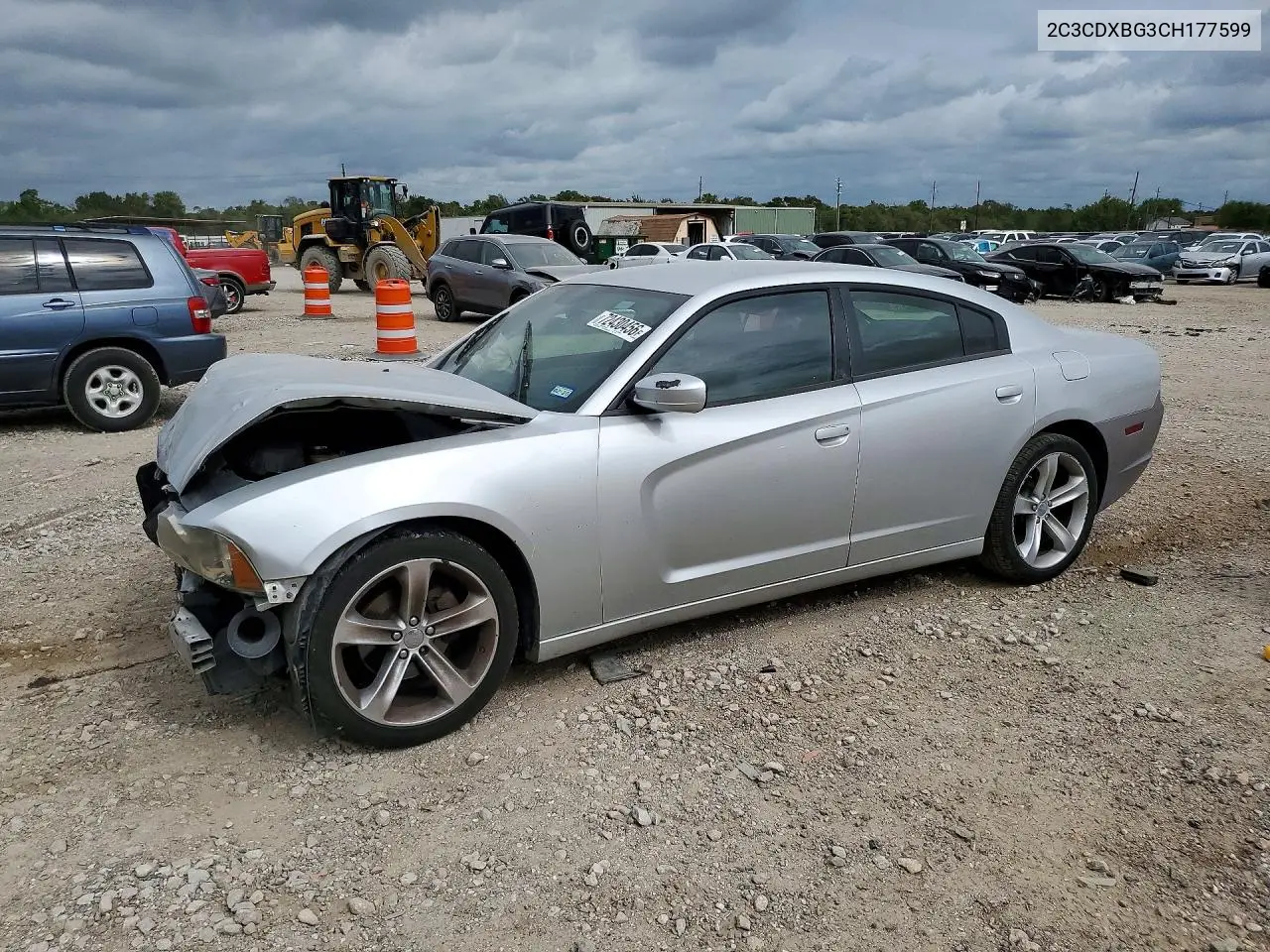 2012 Dodge Charger Se VIN 2C3CDXBG3CH177599 фото 1