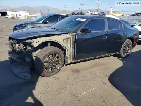 2C3CDXJGXGH206507 — 2016 Dodge Charger, Передняя часть, фото до ремонта