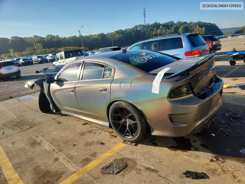 2016 Dodge Charger Srt Hellcat VIN 2C3CDXL94GH129535 фото 2