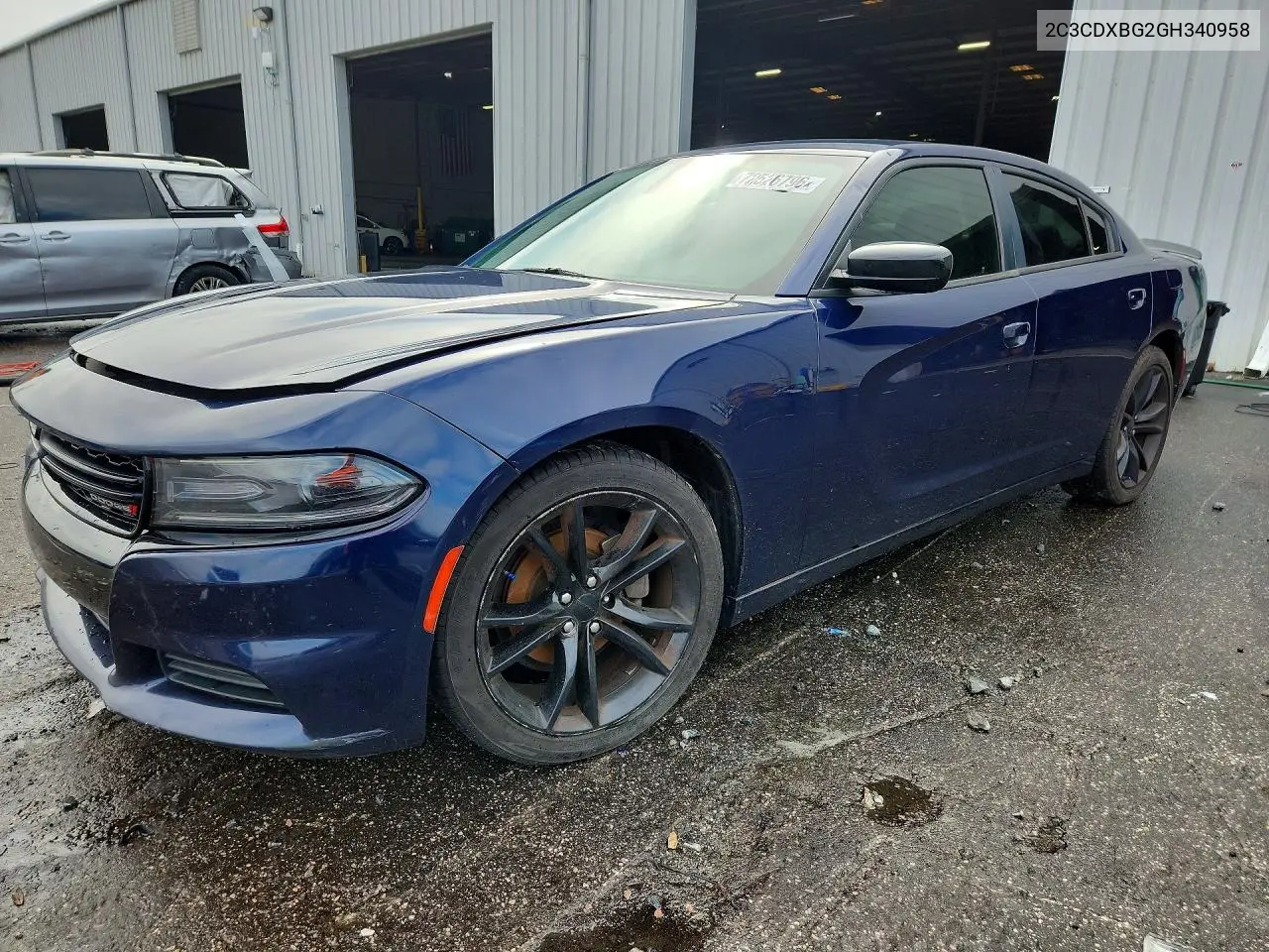 2016 Dodge Charger Se VIN 2C3CDXBG2GH340958 фото 1