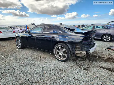 2C3CDXHG4HH523979 — 2017 Dodge Charger, фото 2 с аукциона Copart, Задняя часть