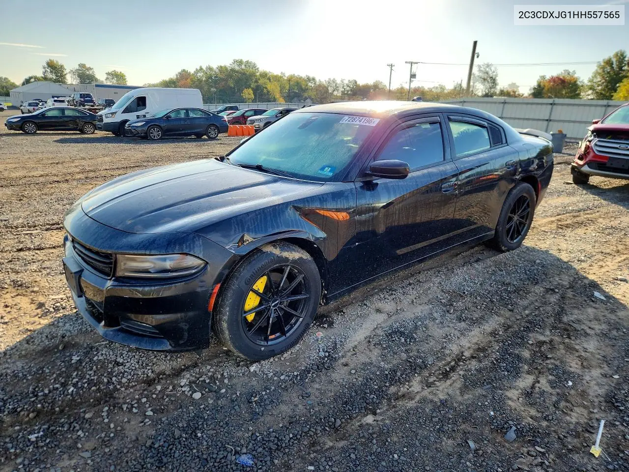 2C3CDXJG1HH557565 Dodge Charger 2017 — повреждение Мелкие вмятины и царапины, фото до ремонта