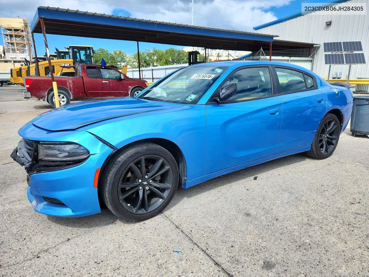2018 Dodge Charger Sxt VIN 2C3CDXBG6JH284305 фото 1