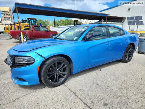 2C3CDXBG6JH284305 — 2018 Dodge Charger, Передняя часть, фото до ремонта