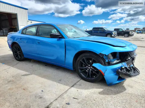 2018 Dodge Charger Sxt VIN 2C3CDXBG6JH284305 фото 4