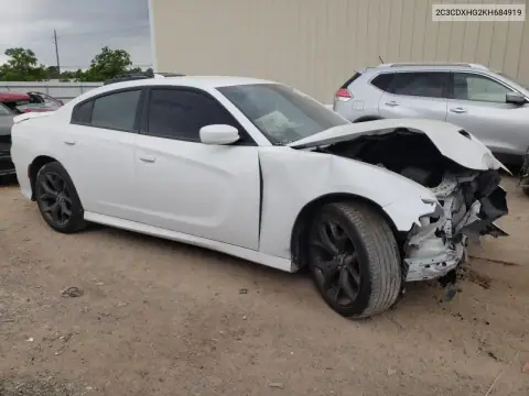2C3CDXHG2KH684919 — 2019 Dodge Charger, фото 4 с аукциона Copart 22.10.2026, Передняя часть