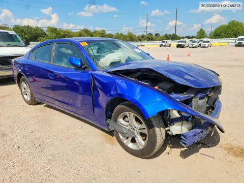 2019 Dodge Charger Sxt VIN 2C3CDXBG1KH748215 фото 4