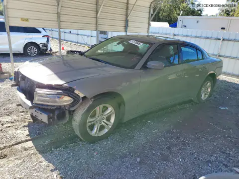 2C3CDXBG3KH636578 — 2019 Dodge Charger, Передняя часть, фото до ремонта