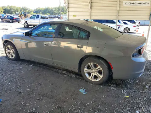 2019 Dodge Charger Sxt VIN 2C3CDXBG3KH636578 фото 2