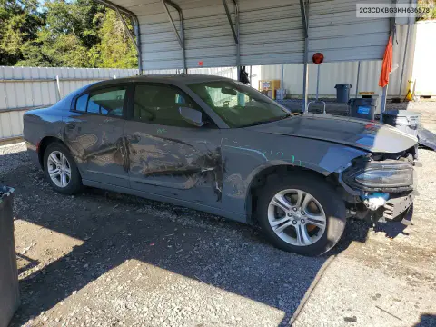 2019 Dodge Charger Sxt VIN 2C3CDXBG3KH636578 фото 4