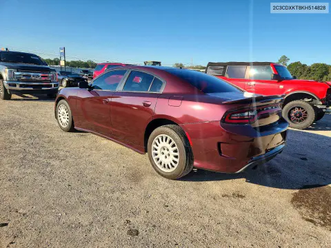 2019 Dodge Charger Police VIN 2C3CDXKT8KH514828 фото 2