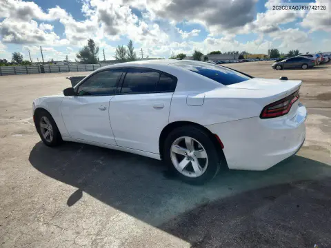 2019 Dodge Charger Police VIN 2C3CDXAG7KH742128 фото 2