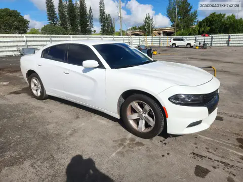 2019 Dodge Charger Police VIN 2C3CDXAG7KH742128 фото 4