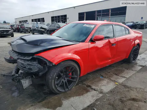 2C3CDXL96LH221448 — 2020 Dodge Charger, Передняя часть, фото до ремонта