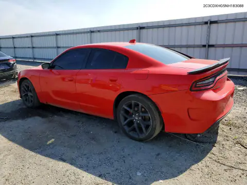 2C3CDXHG5NH183088 — 2022 Dodge Charger, фото 2 с аукциона Copart 15.10.2026, Передняя часть
