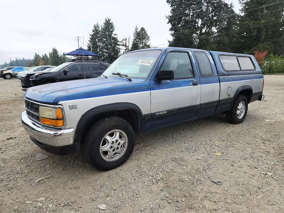 1991 DODGE DAKOTA VIN 1B7GL23Y0MS261058 фото 1