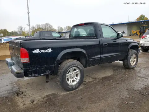 2003 Dodge Dakota Sxt VIN 1D7GG16X63S158491 фото 3