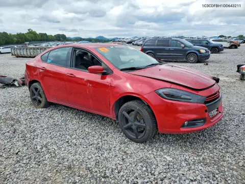 2013 Dodge Dart Sxt VIN 1C3CDFBH1DD643211 фото 4