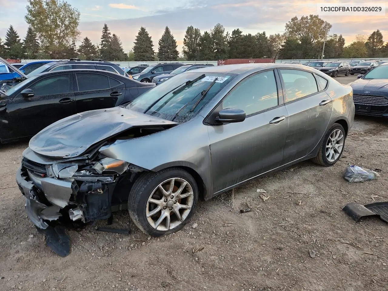 2013 Dodge Dart Sxt VIN 1C3CDFBA1DD326029 фото 1