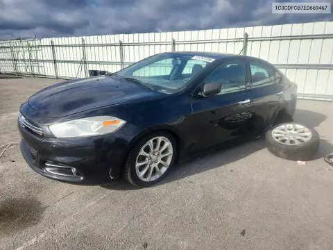 1C3CDFCB7ED669467 — 2014 Dodge DART, Сторона, фото до ремонта