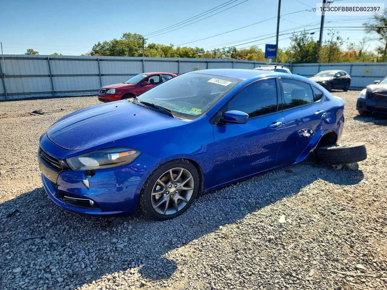 2014 Dodge Dart Sxt VIN 1C3CDFBB8ED802397 фото 1