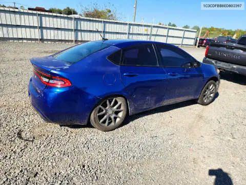 2014 Dodge Dart Sxt VIN 1C3CDFBB8ED802397 фото 3