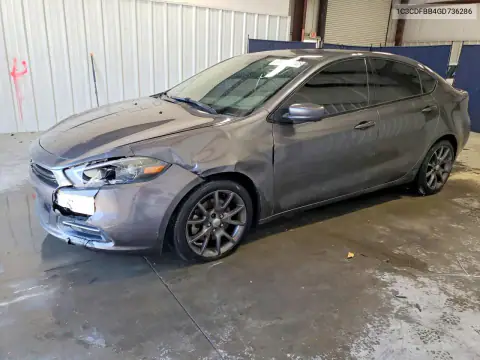 1C3CDFBB4GD736286 — 2016 Dodge DART, Передняя часть, фото до ремонта