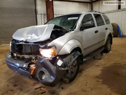1D8HB48267F534638 — 2007 Dodge Durango, Передняя часть, фото до ремонта