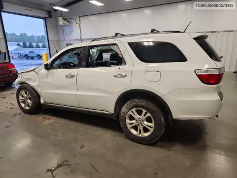 2013 Dodge Durango Crew VIN 1C4RDJDG3DC673345 фото 2