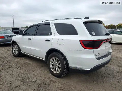 2014 Dodge Durango Sxt VIN 1C4RDJAG5EC314360 фото 2