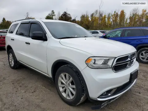 2014 Dodge Durango Sxt VIN 1C4RDJAG5EC314360 фото 4