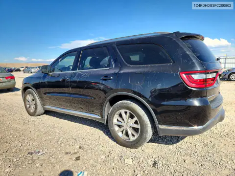 2015 Dodge Durango Limited VIN 1C4RDHDG3FC200802 фото 2
