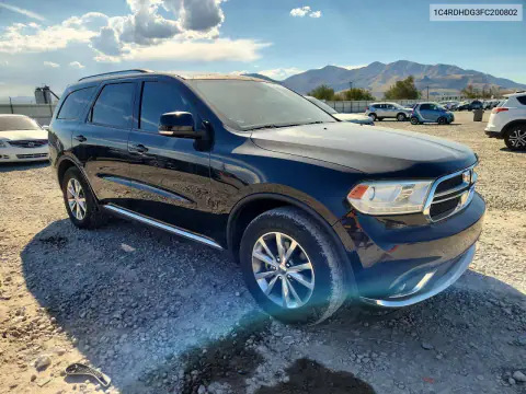 2015 Dodge Durango Limited VIN 1C4RDHDG3FC200802 фото 4